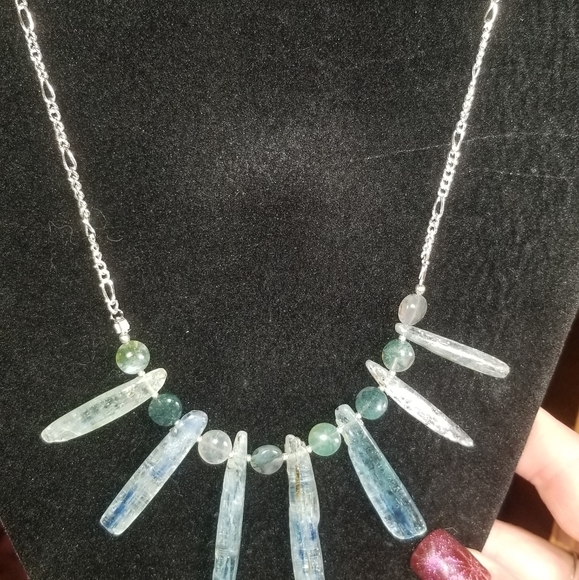 Kyanite and agate - Picture 2 of 2